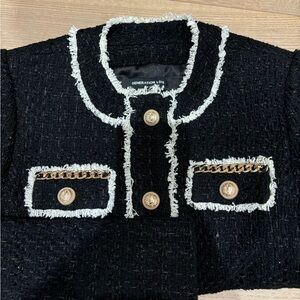 Generation Love Black Tweed Jacket
